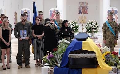 Legendary pilot Andriy Pilshchikov "Jus" was farewelled in Kyiv (photo)