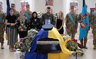 Legendary pilot Andriy Pilshchikov "Jus" was farewelled in Kyiv (photo)