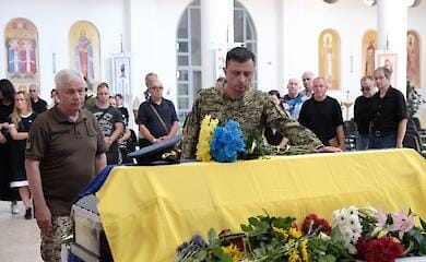 Legendary pilot Andriy Pilshchikov "Jus" was farewelled in Kyiv (photo)