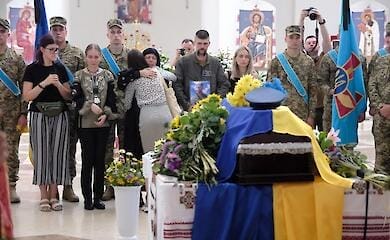 Legendary pilot Andriy Pilshchikov "Jus" was farewelled in Kyiv (photo)
