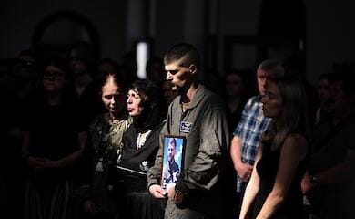 Legendary pilot Andriy Pilshchikov "Jus" was farewelled in Kyiv (photo)
