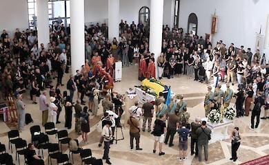 Legendary pilot Andriy Pilshchikov "Jus" was farewelled in Kyiv (photo)