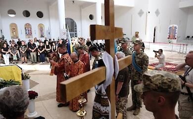Legendary pilot Andriy Pilshchikov "Jus" was farewelled in Kyiv (photo)