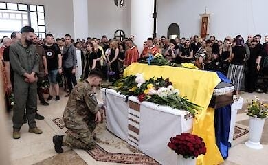 Legendary pilot Andriy Pilshchikov "Jus" was farewelled in Kyiv (photo)