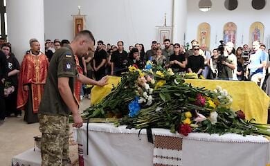 Legendary pilot Andriy Pilshchikov "Jus" was farewelled in Kyiv (photo)