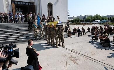 Legendary pilot Andriy Pilshchikov "Jus" was farewelled in Kyiv (photo)