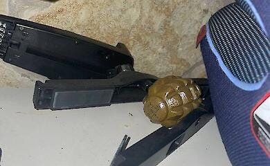 A resident of Bucha found in his garage a stretch marker left by the Russians during the occupation