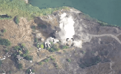 AFU in Donetsk region destroyed a warehouse of Russians (video)