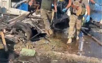 Images of the aftermath of the shelling of Konstantinovka published (video, photos)