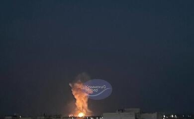 On the morning of 14 September, residents of occupied Crimea heard a number of explosions. Russian Defence Ministry says 11 drones shot down