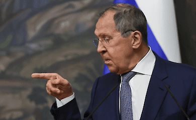 Russian foreign minister says Russia is at war with the US