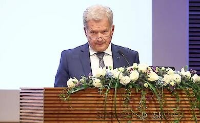 President of Finland Sauli Niiniste