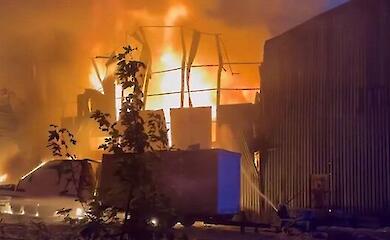 Russian strike destroys 300 tonnes of humanitarian aid in Lviv