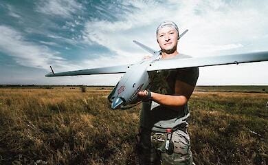 Hlyvnyuk published a new video from the front