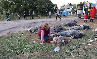 Russia missile strikes grocery shop in Kharkiv region, nearly 50 dead