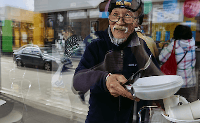 Japanese volunteer Fuminori Tsuchiko celebrated his birthday in Kharkiv