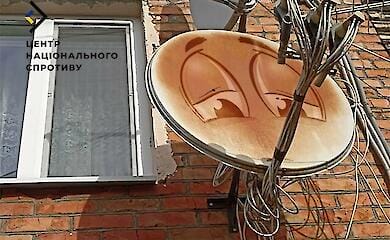 Occupiers seize satellite TV sets to spread propaganda