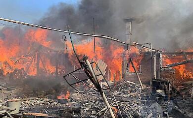 Russians hit Kharkiv region, there are wounded