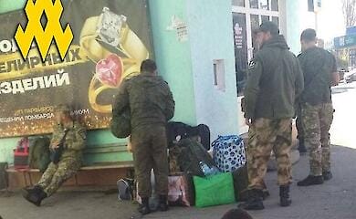 Russian mobilisers arrive in occupied Crimea