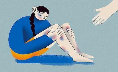 Social workers shared stories about their work