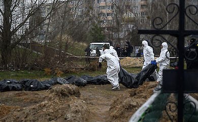 Number of civilians killed by Russians in Bucha named