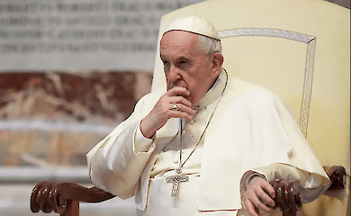 The Pope has spoken out about his illness