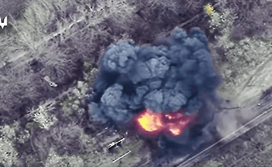 The AFU destroyed an enemy Akatsiya SAU