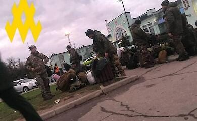 Russian troops bring mobilised people from Yakutia to Crimea