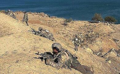 The Marine Guard showed footage of the exercise