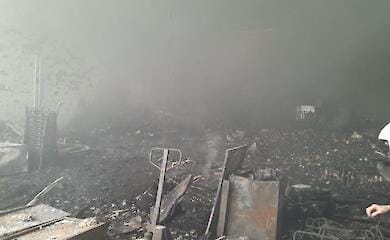 Overnight shelling destroyed a humanitarian aid train in Kherson