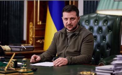 Ukraine's president says whether he will give up some territories in return for peace