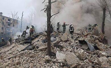 Police showed the first minutes of the morning attack on Kharkiv