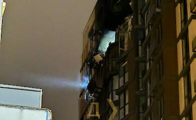 In Odessa, a Russian drone hit a multi-storey building