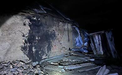 Russian "shahed" hit civilian infrastructure in Krivoy Rog