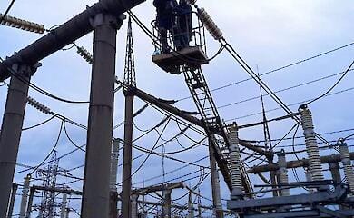 Power engineers resumed power supply to critical infrastructure in Kryvyi Rih