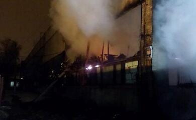 Occupiers' ammunition depot catches fire in occupied part of Luhansk region