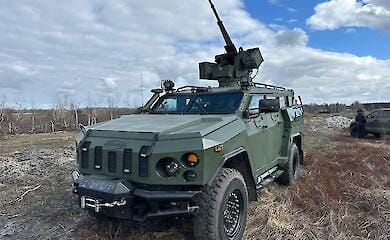 Ukraine tests armoured vehicle Novator 