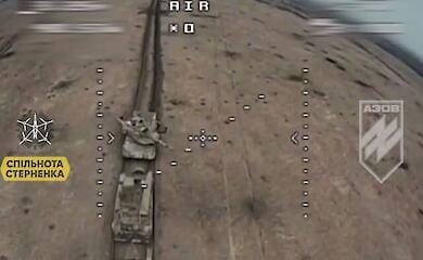 Occupiers attempted to steal a Leopard 2 that had been shot down