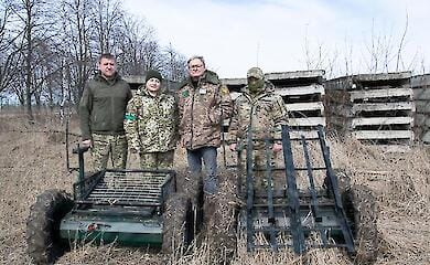 Ground-based Finnish robotic drones will appear on the battlefield (video)