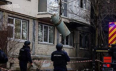 Pyrotechnics destroyed the warhead of a Russian missile in Kyiv