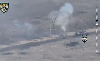 One Ukrainian tank destroyed 3 enemy tanks in 15 minutes