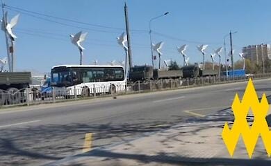 Partisans report an increase in the number of Russian military in occupied Mariupol