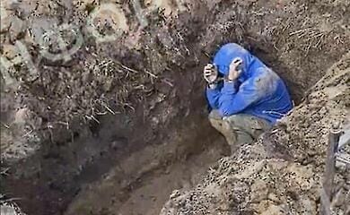 They're burying dodgers, fake