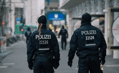 Germany arrests Russian who killed two Ukrainians outside shopping centre 