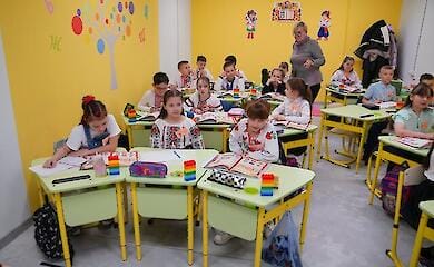 Kharkiv underground school started its work