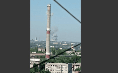 Occupier training base attacked in Luhansk