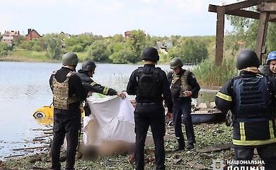 Divers find body of one more dead after missile attack on recreation centre in Kharkiv region