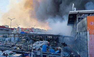 Russian strike on Kharkiv: dead, missing, many wounded