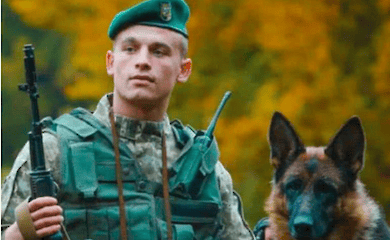 In Russia, the mayor's office congratulated border guards with a photo of a Ukrainian military officer