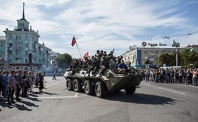 In Luhansk, occupants hit two teenagers with a Ural truck